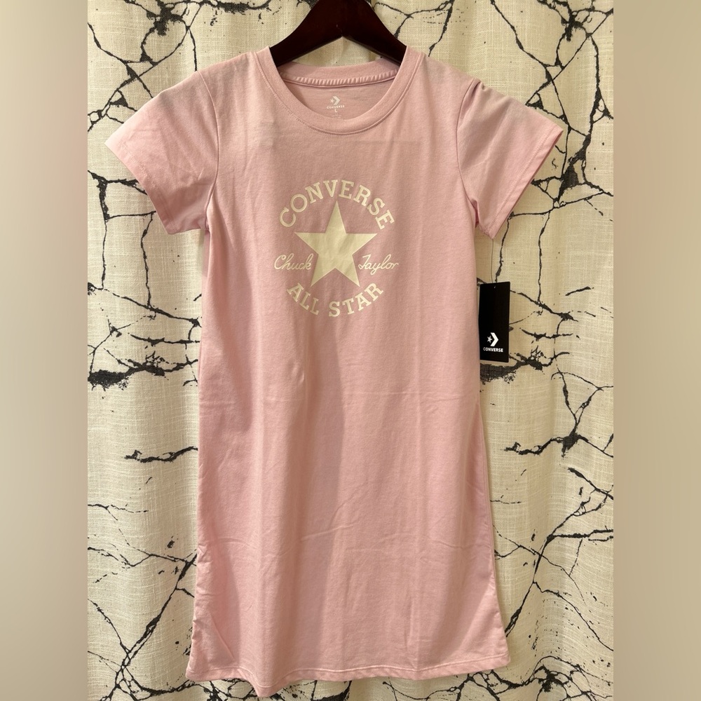 Converse Kids Light Pink Star dress
